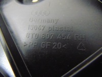 Напрямна бампера правий задня audi a5 8t0807454 новий Зі Шроту, фото thumb