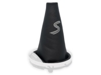 Mini cooper s r56 автоматическая коробка передач чехол переключения передач кожа вышивка s szary Доставка, фото thumb