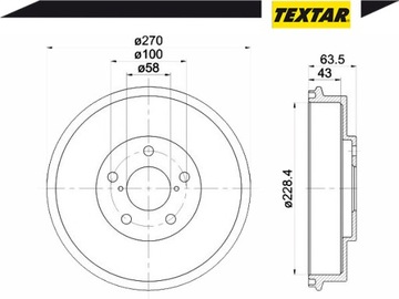 фото thumb №2, Барабани гальмівні subaru forester 2.0 s turbo awd