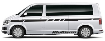 VW T5 T6 Transporter Multivan тюнинг длинные наклейки