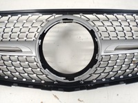 фото thumb №6, Решётка радиатора решётка радиатора бампера mercedes glc x253 2015-19r silver bez kam