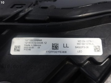 фото thumb №11, Bmw 2 ii g42 m2 g87 cs 22- лампа полный led золото золотая левая перед европа