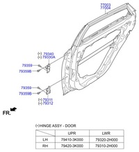 фото thumb №1, Двері задні задня ліва lub праве hyundai i40 2011-2018 kombi nowe