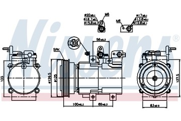 фото thumb №9, Компресор кондиціонера nissens 89276 pl dystrybucja