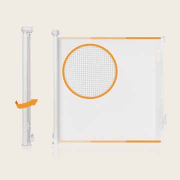 ЗАЩИТНЫЕ ВОРОТА ДЛЯ ЛЕСТНИЧНОЙ ДВЕРИ 140см LIONELO THEA