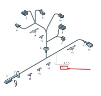 фото thumb №1, Audi rs3 rear door проводка set 8v4971687f original