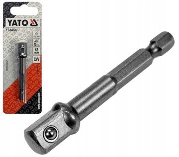 YATO PRZEJŚCIÓWKA ADAPTER HEX DO NASADEK 3/8 6,5cm