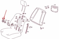 Mb e w124 колесо регулировки передний сиденья a1249180026 oem Киев, фото thumb
