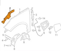 фото thumb №10, Bmw i3 l01 панель бічного передній правого, підпірка 51647368158 oem