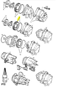фото thumb №8, Element stopujący розподільник opel calibra оригінальний номер 1212736 90297425