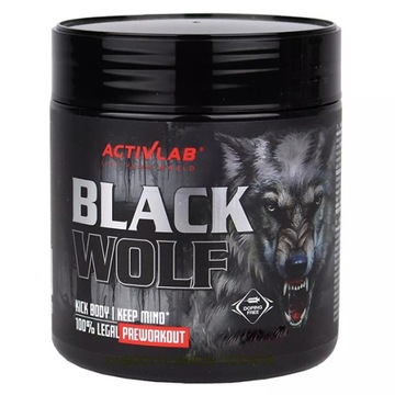 ACTIVLAB BLACK WOLF 300 г ПЕРЕД ТРЕНИРОВКОЙ МОЩНОСТЬ СИЛА ПРОИЗВОДИТЕЛЬНОСТЬ ВЫНОСЛИВОСТЬ