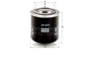 MANN-FILTER WD 920/5 Фильтр, гидравлика управления