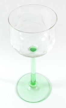 УРАНОВОЕ СТЕКЛО - LOVELY CHRISTAL GLASS - 17,3 см