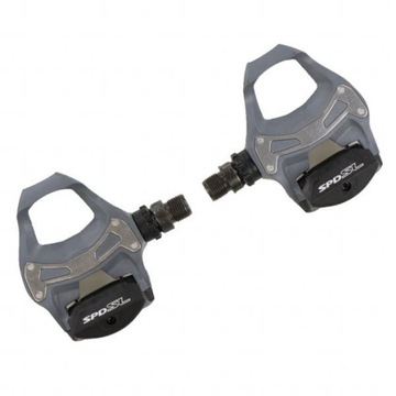 ПЕДАЛИ SPD-SL SHIMANO PD-R550 + СЕРЫЕ ДОРОЖНЫЕ БЛОКИ