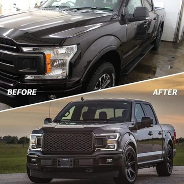 фото thumb №13, Фари лампи kpl повний led neon тюнінг ford f150 f-150 xiii mk13 рестайлінг 17