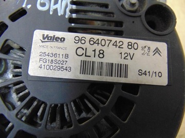 фото thumb №12, Генератор citroen c4 ii b7 1.6 hdi 9664074280