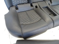 фото thumb №10, Заднее сиденье спинка сиденья задняя задние audi rs7 4g czarna кожа ромбы