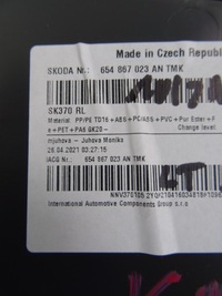 фото thumb №8, Skoda оригинальный номер 654867023an