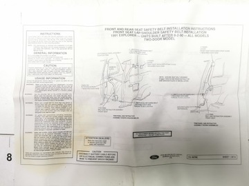 фото thumb №10, Pas безпеки перед ford explorer 1991 оригінальний номер 3904060
