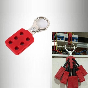 4 пряжки Lockout Tagout с ручкой с полиэтиленовым покрытием