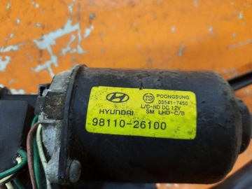 фото thumb №9, Hyundai santafe 00-04 механізм двигунчик двірник перед 9811026100 g4js