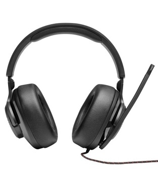 КРУГЛЫЕ НАУШНИКИ JBL QUANTUM 200 С МИКРОФОНОМ, ЧЕРНЫЕ 100% ОРИГИНАЛ
