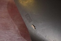 фото thumb №9, Кришка багажника зад задня сірий mitsubishi outlander 1 i 01-08