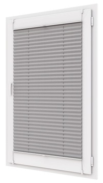 TERMO серебристая PLISA LUX рулонная штора плиссе 86x230см