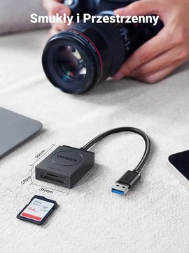 Устройство чтения карт Micro SD UGREEN USB 3.0 SD/TF