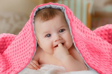 ДЕТСКОЕ ОДЕЯЛО MINKY 75х50см детское одеяло ТЁПЛЫЙ розовый