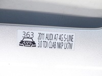 фото thumb №11, Капот крышка перед передняя двигателя audi a7 4g 4g8 серебряная lx7w