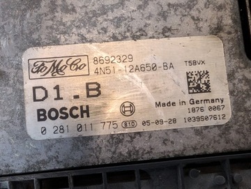 фото thumb №5, Блок управления компьютер двигателя volvo v50 s40 ii c30 4n51-12a650-ba 8692329