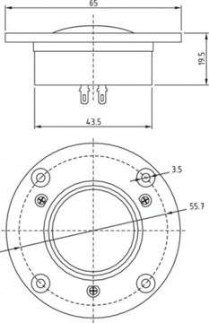 Dayton Audio ND28F-6 / Głośnik wysokotonowy