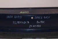 фото thumb №5, Skoda rapid spaceback бампер задний 3pdc 5jj807421
