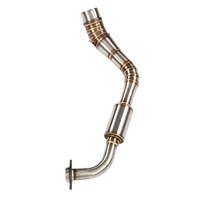 фото thumb №9, Передняя средняя труба выхлопная motocykla с резонатор заменитель ze нержавеющая сталь