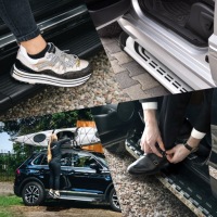 фото thumb №13, Градусы боковые пороги podesty do toyota hilux viii 2016-2020 стальные