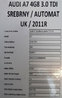 фото thumb №12, Audi a7 sportback 3.0 tdi 2010- двигун cduc kompletny