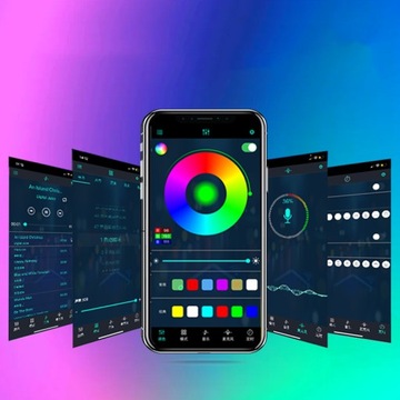ПОДСВЕТКА КОЛОНКА LED Smart Desk RGB ПРИЛОЖЕНИЕ BT USB ИГРА