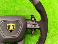 фото thumb №5, Lamborghini urus воздуховод лепестки переключения alcantara жёлтая nić