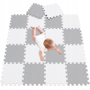 FOAM PUZZLE FOAM MAT пазлы для детей на пол 12 EL 90x120 ТОЛЩ.