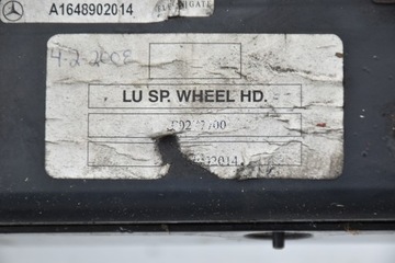 MERCEDES ML W164 КРЕПЛЕНИЕ ЗАПАСНОГО КОЛЕСА