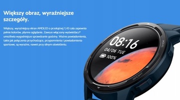 Смарт-часы Xiaomi Watch S1 Active черного цвета