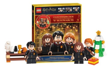 Книга LEGO Гарри Поттер «Волшебный год в Хогвартсе» + 3 фигурки