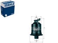 фото thumb №1, Mahle фільтр пального dff053018 mb957348 mr135835 mr3