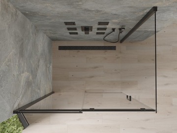 MEXEN OMEGA ДУШЕВАЯ КАБИНА 150 x 100 см ЧЕРНАЯ