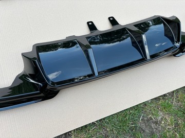 фото thumb №6, Дифузор зад накладка чорний блиск bmw f10 f11