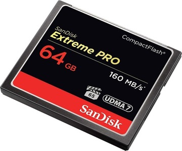 SanDisk Extreme Pro 64 ГБ, 160 МБ/с, CompactFlash