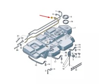 фото thumb №1, Vw transporter vi t6 fuel труба 7e0201355a