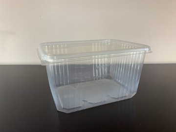 POJEMNIK PROSTOKĄTNY 1500ml PP 50szt + pokrywka