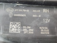 фото thumb №7, Renault captur ii рестайлинг фара led drl правая oem номер 266009347r оригинал